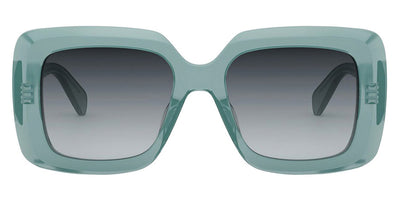 Celine® CL40263I CLN CL40263I 93b 54 - Shiny Lime Transparent / Gradient Smoke Organic Sunglasses