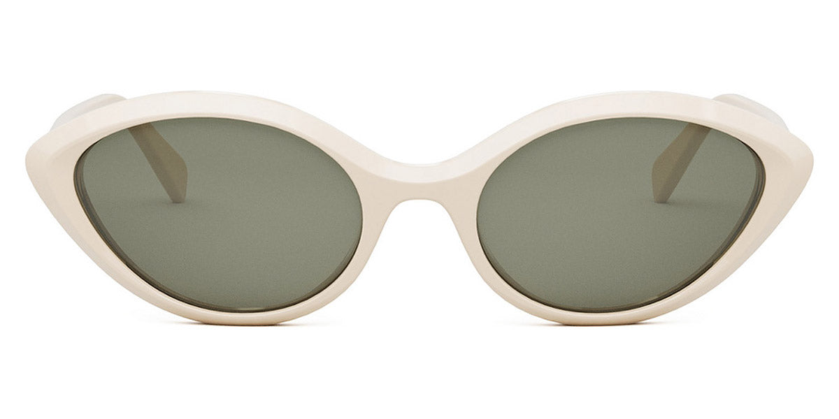 Celine® CL40264U CLN CL40264U 25N 57 - Shiny Ivory / Khaki Sunglasses