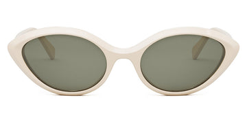 Celine® CL40264U CLN CL40264U 25N 57 - Shiny Ivory / Khaki Sunglasses