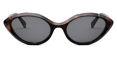 Celine® CL40264U CLN CL40264U 52A 57 - Shiny Dark Havana / Smoke Sunglasses