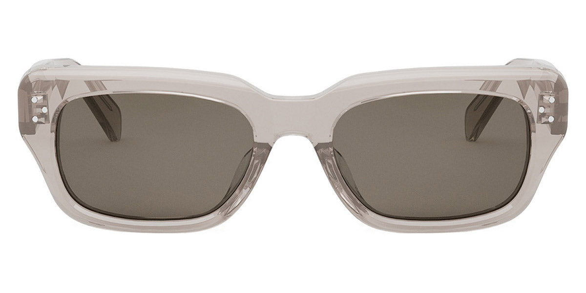 Celine® CL40267U CLN CL40267U 59E 54 - Shiny Transparent Taupe / Brown Sunglasses