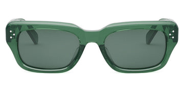 Celine® CL40267U CLN CL40267U 96N 54 - Shiny Transparent Green / Green Sunglasses