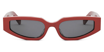 Celine® CL40269U CLN CL40269U 66A 54 - Shiny Red / Smoke Sunglasses