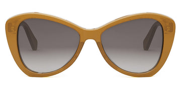 Celine® CL40270U CLN CL40270U 47F 55 - Shiny Milky Honey / Brown Sunglasses