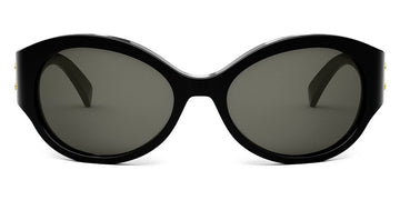 Celine® CL40271I CLN CL40271I 01A 62 - Shiny Black / Smoke Sunglasses