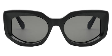 Celine® CL40277I CLN CL40277I 01A 54 - Shiny Black / Smoke Sunglasses