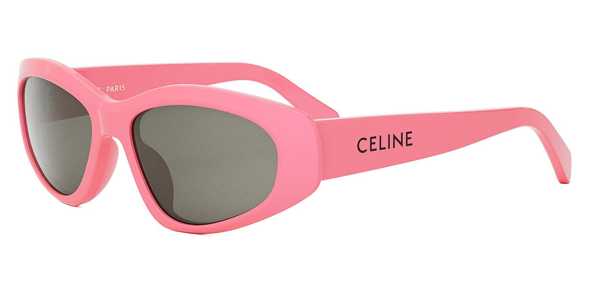 Celine best sunglasses CL40022F 72W Light Pink with green lenses 58/14/150