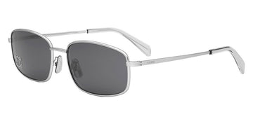 Celine® CL40285U CLN CL40285U 16a 60 - Shiny Palladium / Lenses Smoke Organic Sunglasses