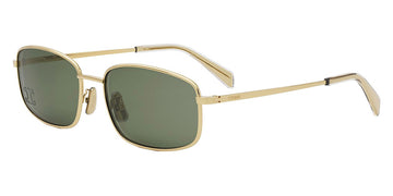 Celine® CL40285U CLN CL40285U 30n 60 - Shiny Endura Gold / Lenses Green Organic Sunglasses