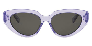 Celine® CL40286F CLN CL40286F 78a 54 - Shiny Lilac / Lenses Smoke Organic Sunglasses