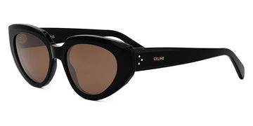 Celine® CL40286I CLN CL40286I 01e 53 - Shiny Black Sunglasses