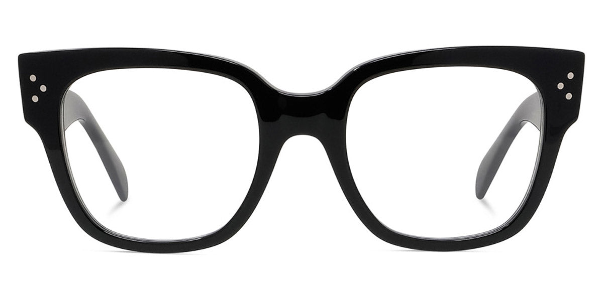 Celine® CL50066I CLN CL50066I 001 53 - Shiny Black Eyeglasses