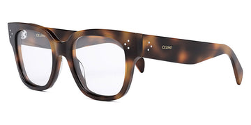 Celine® CL50066I CLN CL50066I 053 53 - Shiny Havana Eyeglasses