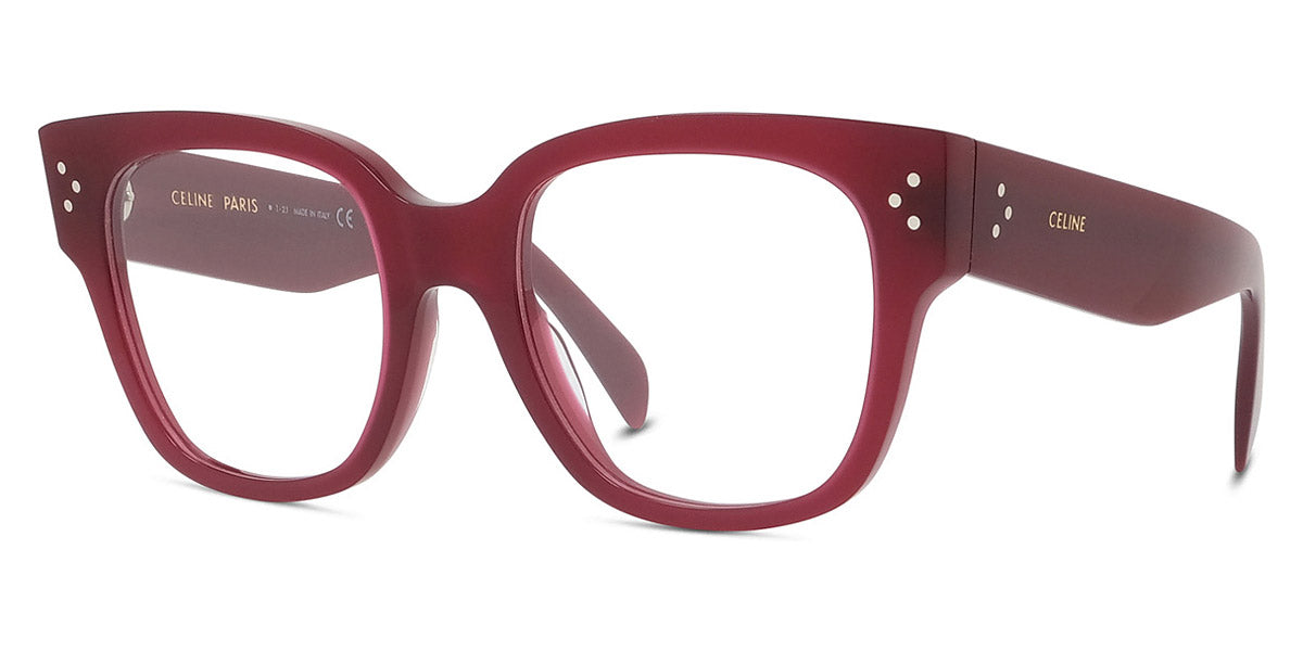 Celine® CL50066I CLN CL50066I 069 53 - Shiny Bordeaux Eyeglasses