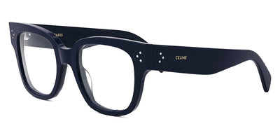 Celine® CL50066I CLN CL50066I 090 53 - 090 Shiny Blue Eyeglasses