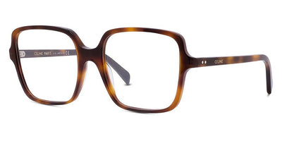 Celine® CL50076I CLN CL50076I 053 57 - Shiny Havana Eyeglasses