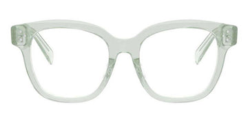 Celine® CL50086I CLN CL50086I 093 51 - Shiny Lime Transparent / Lenses Clear Organic Eyeglasses