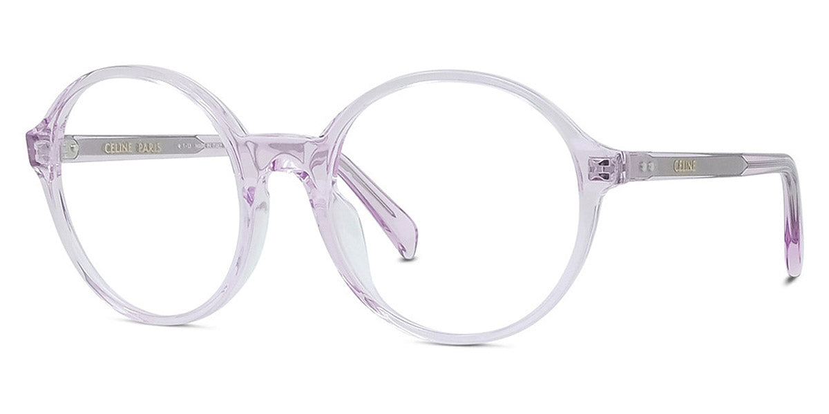 Celine® CL50092I CLN CL50092I 078 53 - Shiny Transparent Lilac Eyeglasses