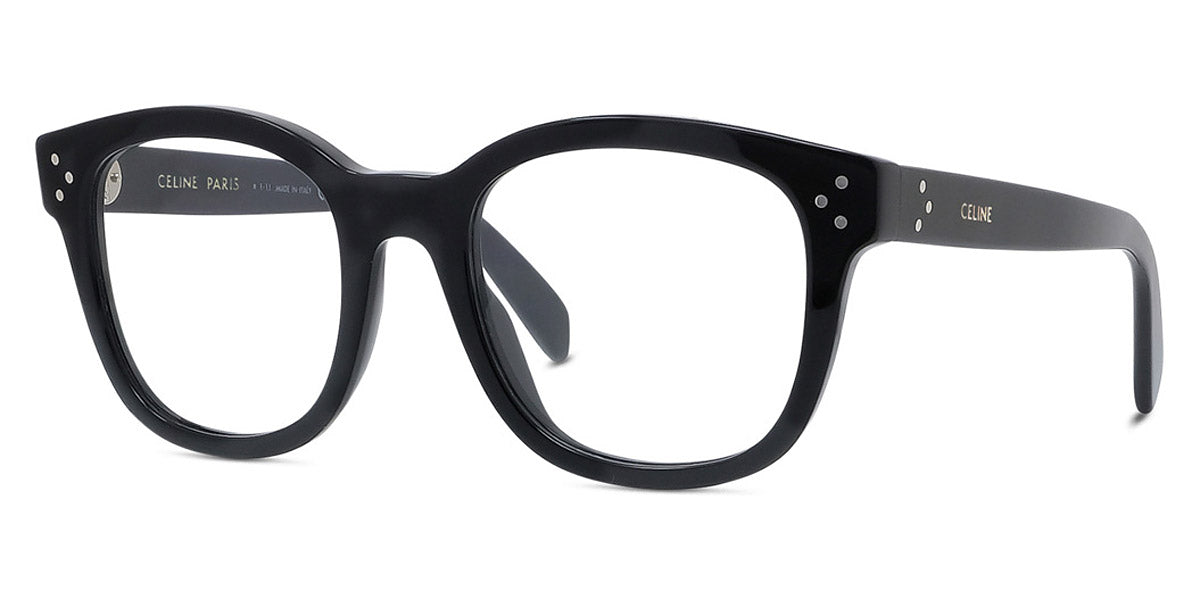 Celine® CL50098I CLN CL50098I 001 50 - Shiny Black Eyeglasses