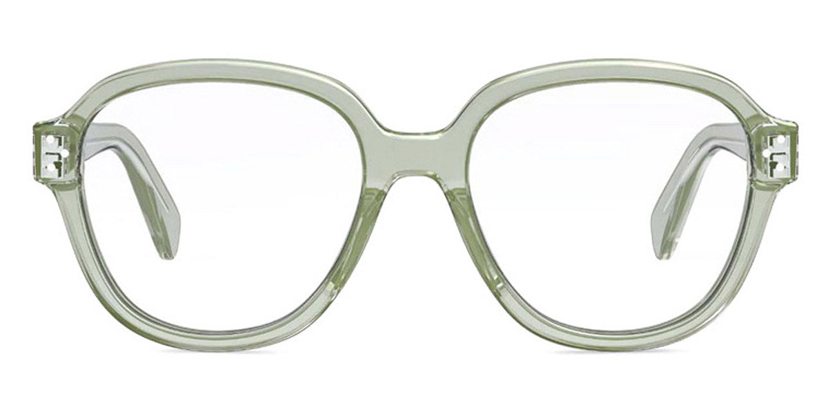 Celine® CL50107I CLN CL50107I 093 54 - Shiny Green Eyeglasses