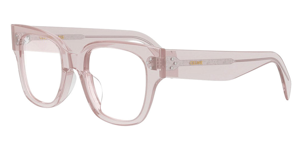 Celine® CL50110U CLN CL50110U 072 52 - Shiny Light Pink / Lenses Clear Organic Eyeglasses