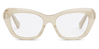 Celine® CL50112I CLN CL50112I 057 52 - Shiny Transparent Beige Eyeglasses