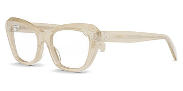 Celine® CL50112I CLN CL50112I 057 52 - Shiny Transparent Beige Eyeglasses