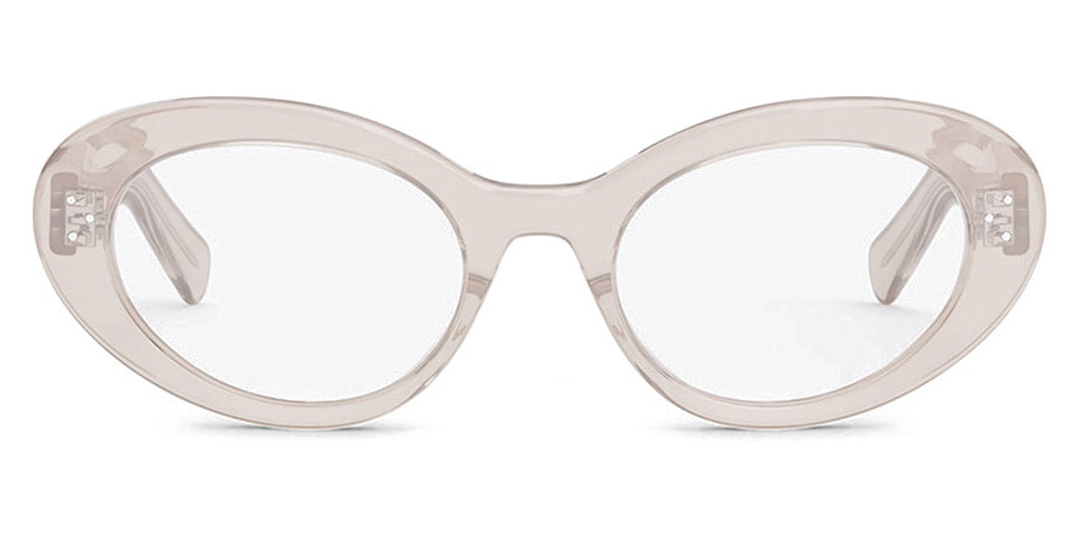 Celine® CL50113I CLN CL50113I 072 52 - Shiny Milky Light Pink Eyeglasses