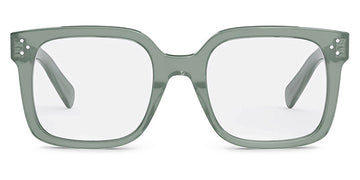 Celine® CL50114I CLN CL50114I 093 53 - Shiny Transparent Sage Eyeglasses