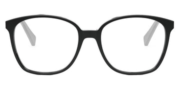 Celine® CL50115I CLN CL50115I 001 55 - Shiny Black / Lenses Clear Organic Eyeglasses