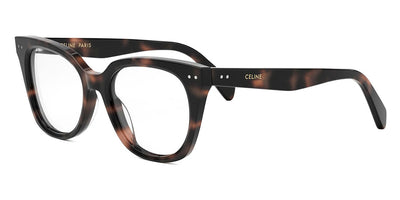 Celine® CL50116I CLN CL50116I 054 52 - 054 Shiny Red Havana Eyeglasses