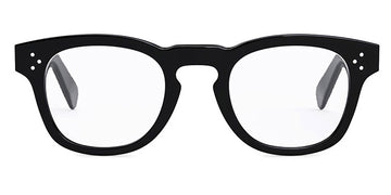 Celine® CL50118I CLN CL50118I 001 48 - Shiny Black / Lenses Clear Organic Eyeglasses