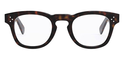 Celine® CL50118I CLN CL50118I 052 48 - Shiny Dark Havana / Lenses Clear Organic Eyeglasses