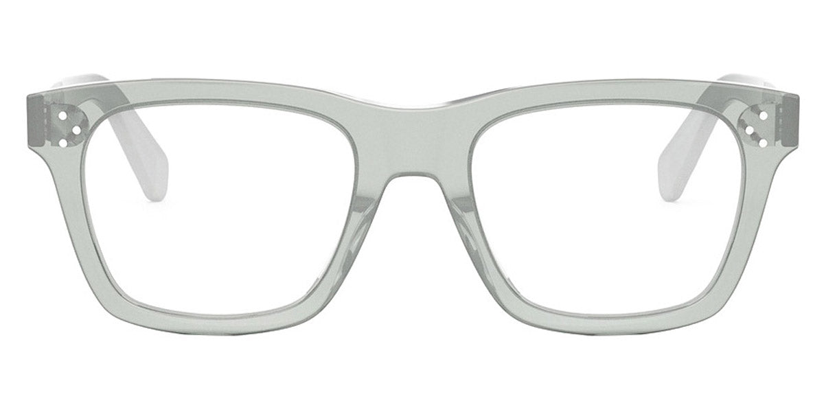 Celine® CL50119I CLN CL50119I 096 52 - Shiny Green / Lenses Clear Organic Eyeglasses