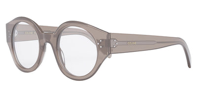 Celine® CL50123I CLN CL50123I 047 48 - Shiny Transparent Taupe Eyeglasses