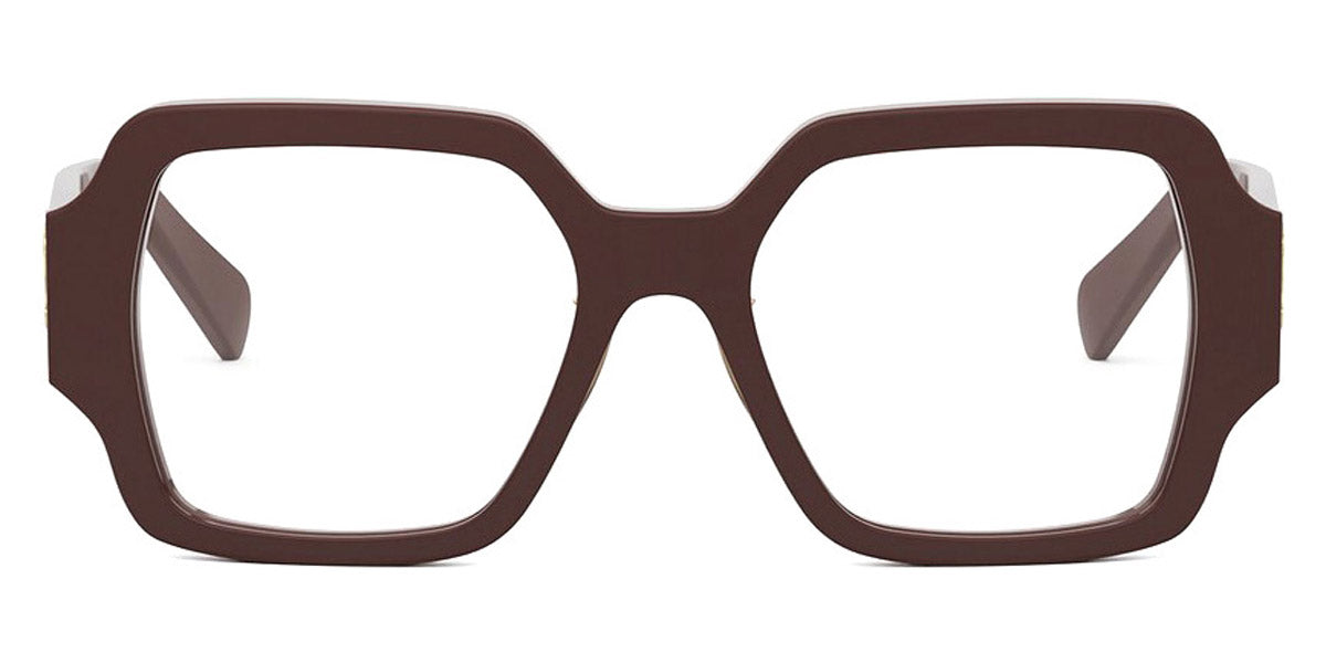 Celine® CL50131F CLN CL50131F 048 52 - Shiny Brown Eyeglasses