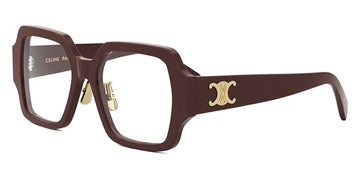 Celine® CL50131F CLN CL50131F 048 52 - Shiny Brown Eyeglasses