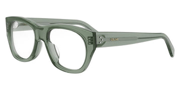 Celine® CL50154U CLN CL50154U 096 55 - 096 Shiny Green Eyeglasses