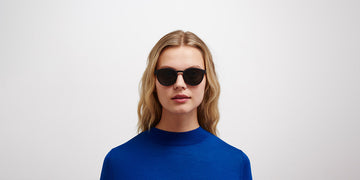 Mykita® COLEMAN MYK COLEMAN MD1 Pitch Black / Dark Grey Solid 51 - MD1 Pitch Black / Dark Grey Solid Sunglasses