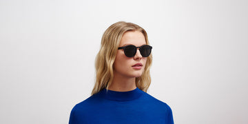 Mykita® COLEMAN MYK COLEMAN MD1 Pitch Black / Dark Grey Solid 51 - MD1 Pitch Black / Dark Grey Solid Sunglasses