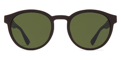 Mykita® COLEMAN MYK COLEMAN MD22 Ebony Brown / Green Solid 51 - MD22 Ebony Brown / Green Solid Sunglasses