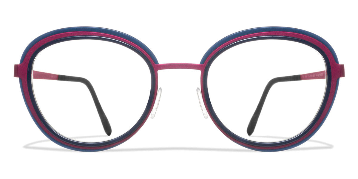 Blackfin® CORTES BLF CORTES 1089 49 - Red/Navy Blue Acetate Eyeglasses