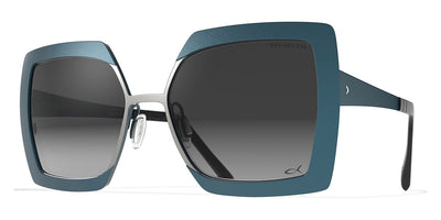 Blackfin® CRESCENT MOON BLF CRESCENT MOON 1561 55 - Silver/Ultramarine Green Sunglasses