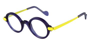 NaoNed® Damgan NAO Damgan 78BL 43 - Transparent Blue / Neon Yellow Eyeglasses