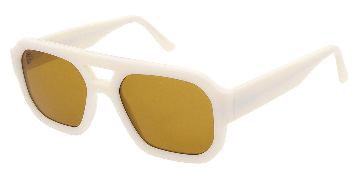 Andy Wolf® Dandelion Sun ANW Dandelion Sun 04 54 - White/Yellow Sunglasses