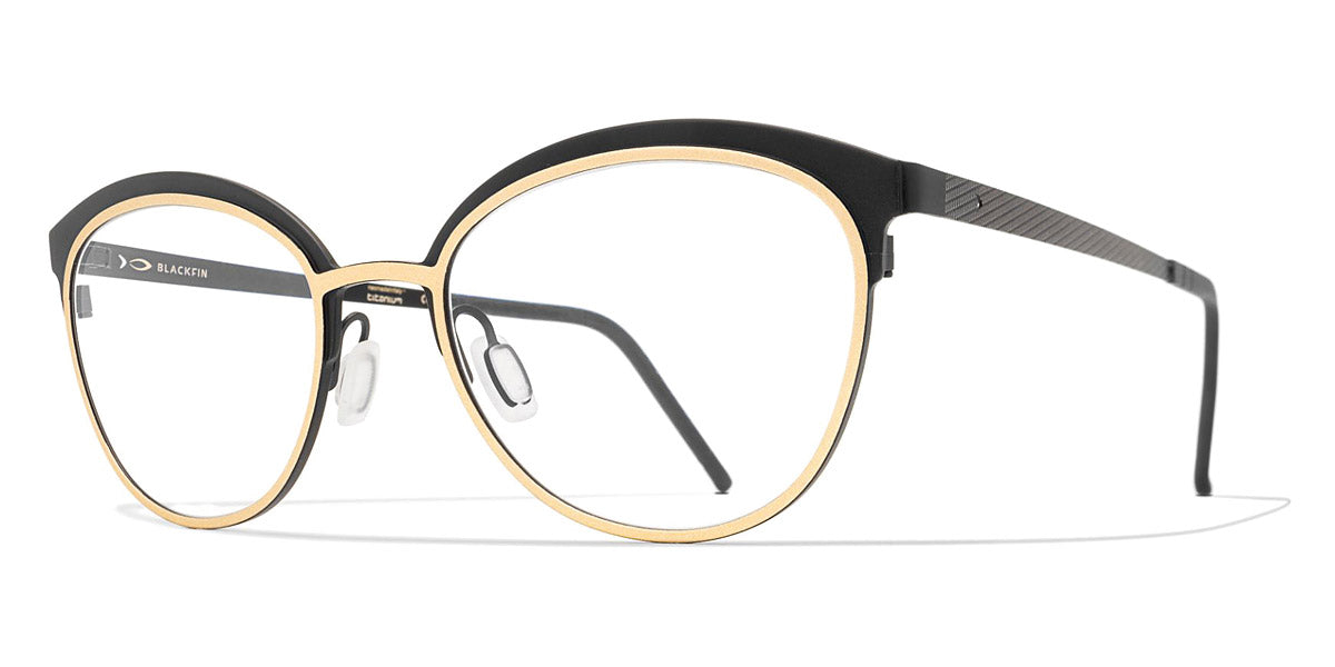 Blackfin® DARLINGTON BLF DARLINGTON 1019 51 - Gold/Black Eyeglasses