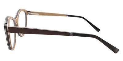 Gold & Wood® DEA G&W DEA 01 52 - 01 - Brown Tanganyika/Honey Bird's Eye Maple Eyeglasses