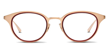 SALT.® DEVON-V SAL DEVON-V MHHG 49 - Matte Honey/Honey Gold with Redwood Inserts Eyeglasses