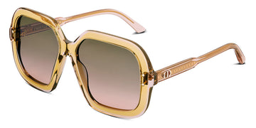 Dior® Diorhighlight S1I CDSUYR 66A4 - Translucent Yellow Sunglasses