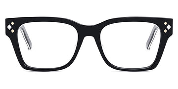 Dior® CD DIAMONDO S1F CD CD DIAMONDO S1F 1000 55 - Shiny Black / Lenses Clear Organic Eyeglasses